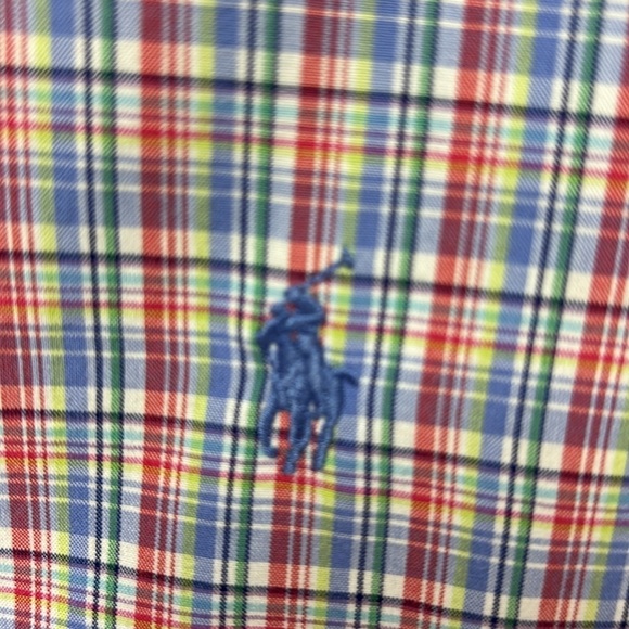 POLO RALPH LAUREN Men's Classic Fit Plaid Performance Long Sleeve Shirt size S/P - Picture 8 of 14